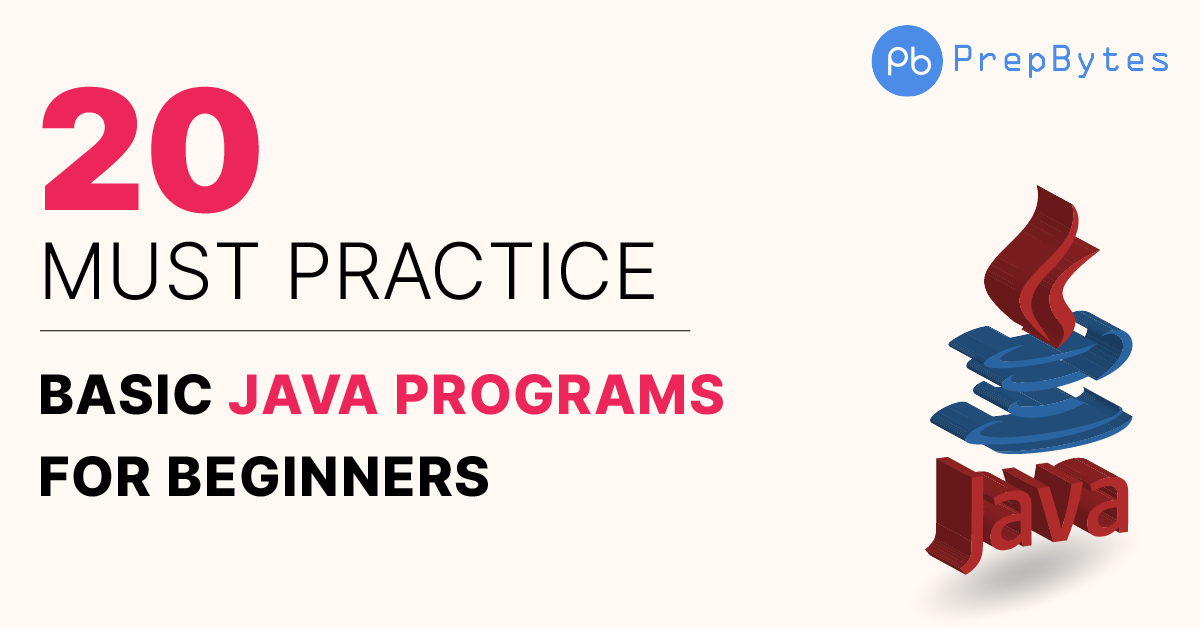 Simple Java Programs For Beginners Pdf