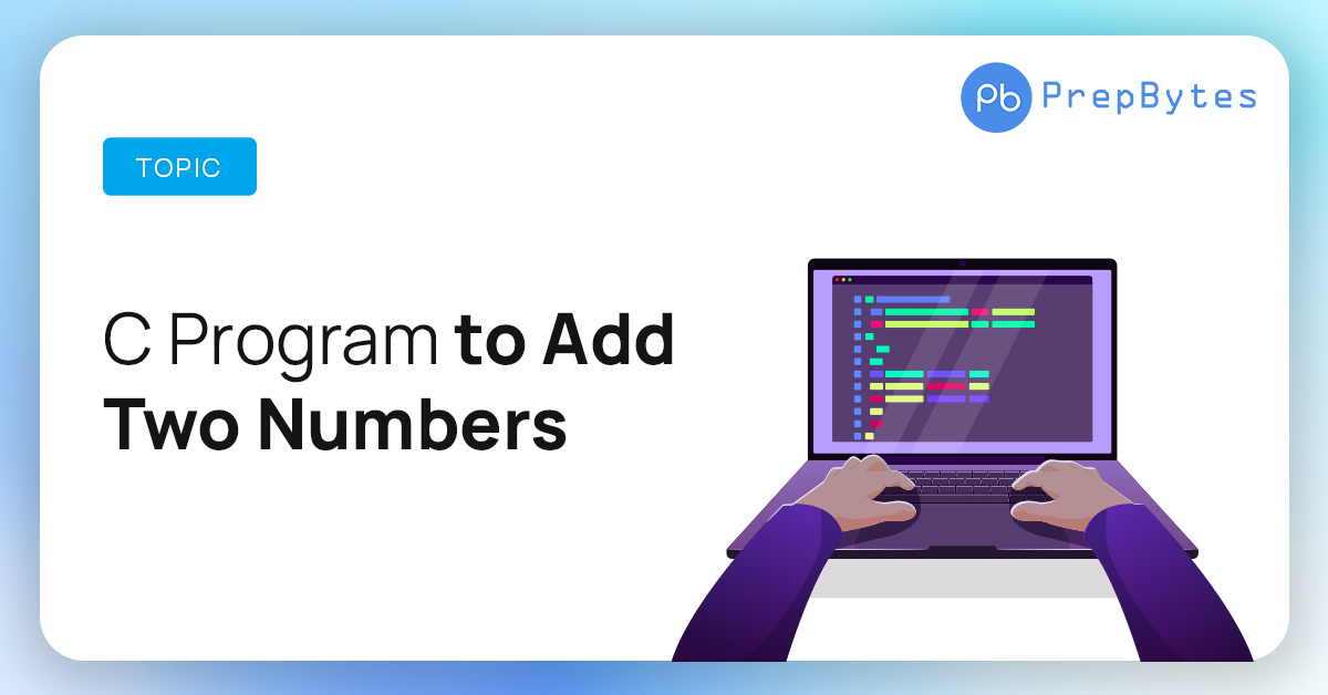 C Program To Add Two Numbers