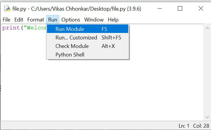 How To Run Python Program?